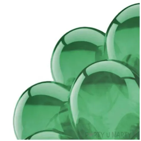 balony 10c green crystal zielony partydeco 9 20 szt