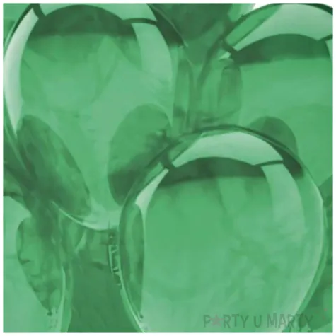 balony 10c green crystal zielony partydeco 9 20 szt