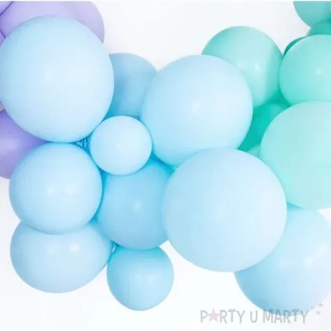 balony 10p pastel niebieski jasny partydeco 9 100 szt