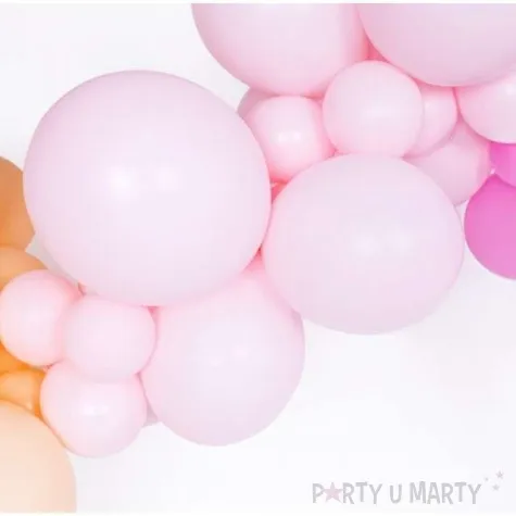balony 10p pastel rozowy jasny partydeco 9 100 szt