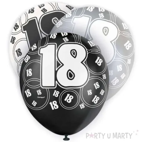 balony 12 18 silver unique pastel mix 6 szt