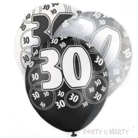balony 12 30 silver unique pastel mix 6 szt