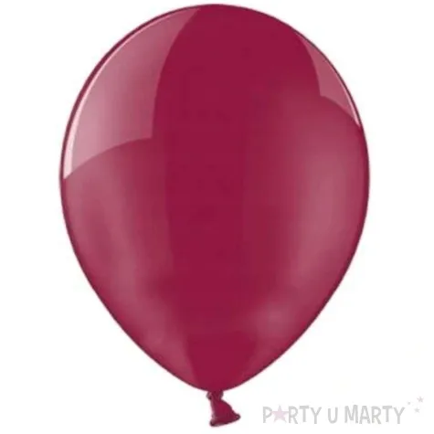 balony 12 crystal belbal burgundy 100 szt