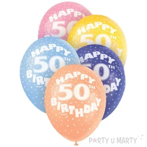 balony 12 liczba 50 mix 5 szt