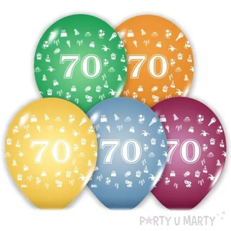 balony 12 liczba 70 belbal pastel mix 5 szt