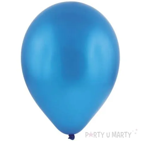 balony 12 metalik bro niebieskie 100 szt