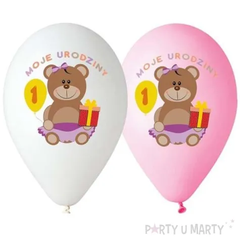 balony 12 moje pierwsze urodziny godan mix 5 szt