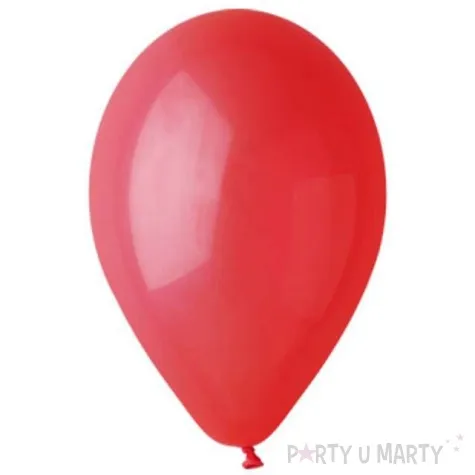 balony 12 pastel gemar red 100 szt