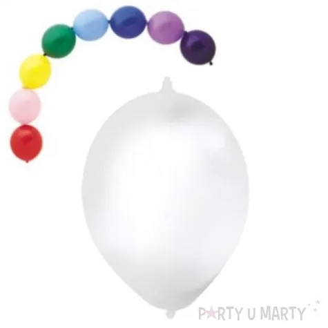 balony 12 pastel z lacznikiem globos biale 100 szt