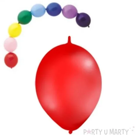 balony 12 pastel z lacznikiem globos czerwone 100 szt