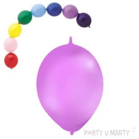 balony 12 pastel z lacznikiem globos lawendowe 100 szt