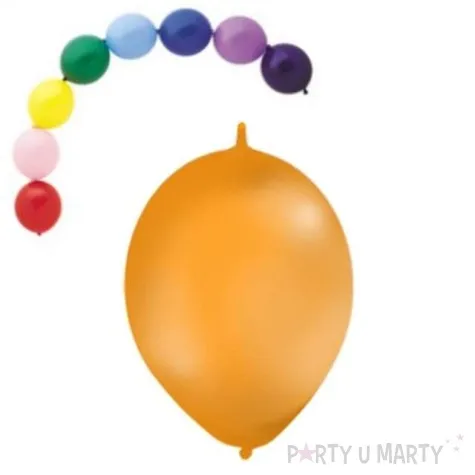 balony 12 pastel z lacznikiem globos pomaranczowe 100 szt