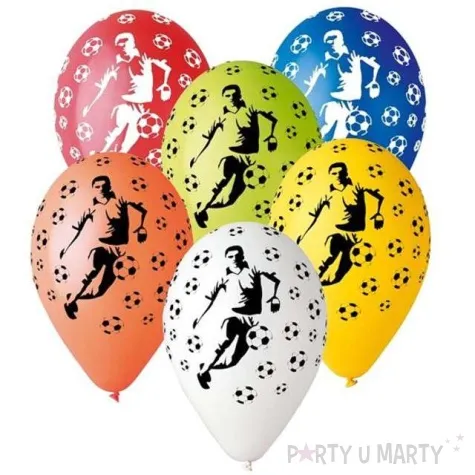 balony 12 pilkarze gemar mix 25 szt