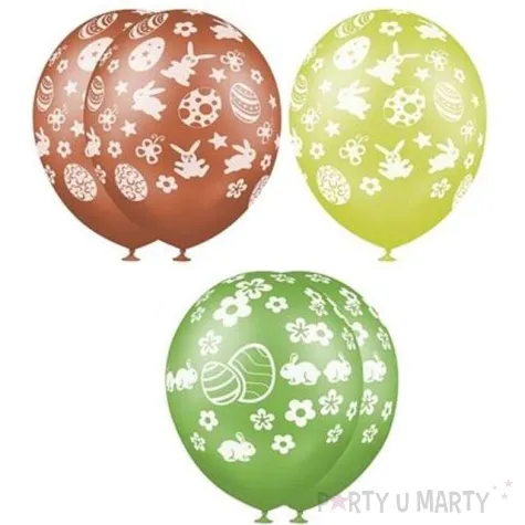 balony 12 wielkanoc gemar mix 5 szt