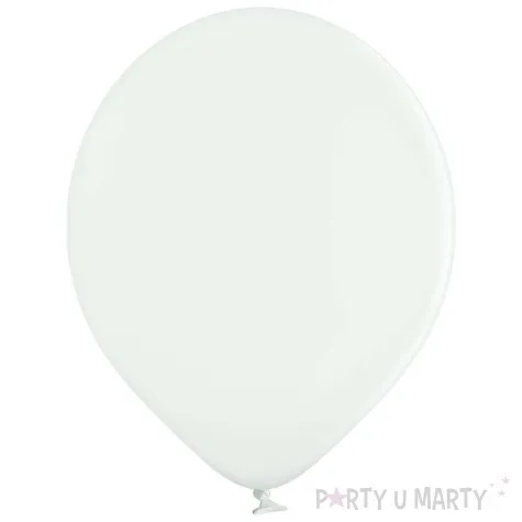 balony 12p pastel bialy partydeco 10 5 100 szt