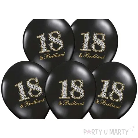balony 14 18 brilliant belbal pastel black 6 szt