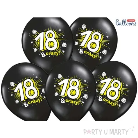 balony 14 18 crazy strong pastel black 50 szt