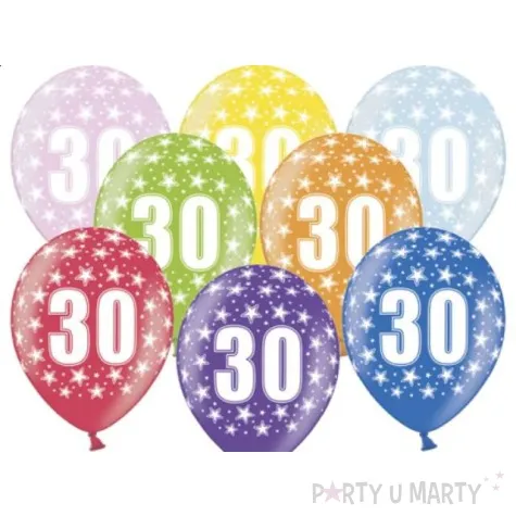 balony 14 liczba 30 belbal metallic mix 50 szt
