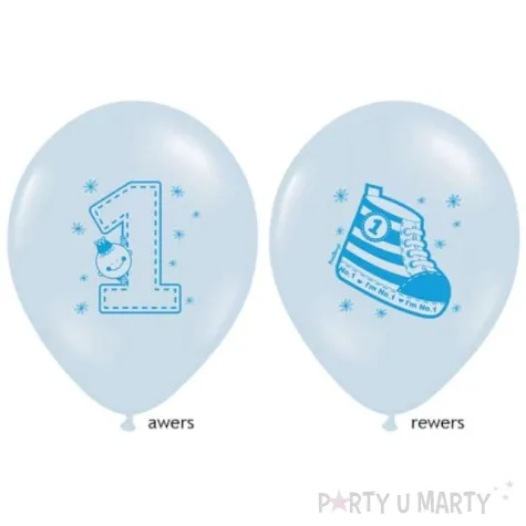 balony 14 trampek 1 belbal pastel baby blue 50 szt