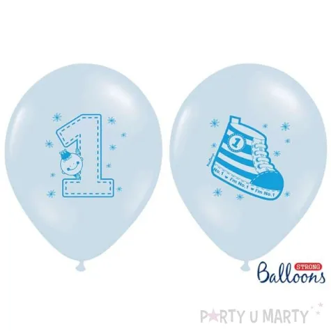 balony 14 trampek 1 strong pastel baby blue 50 szt
