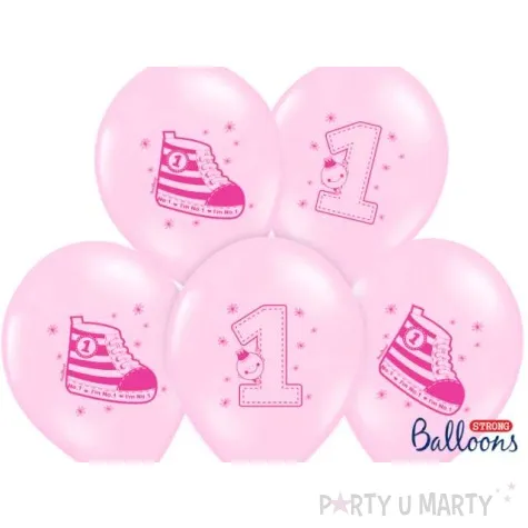 balony 14 trampek 1 strong pastel baby pink 50 szt