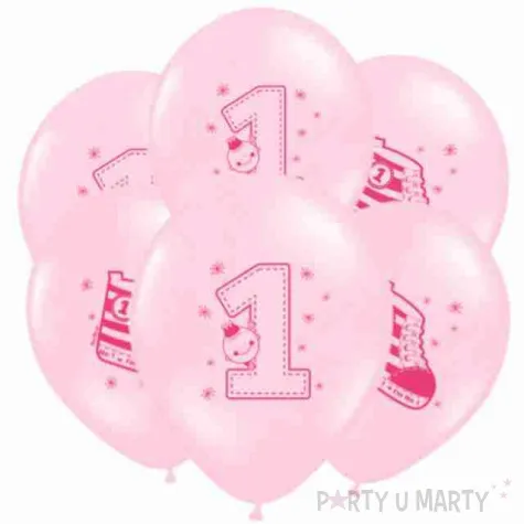 balony 14 trampek 1 strong pastel baby pink 6 szt