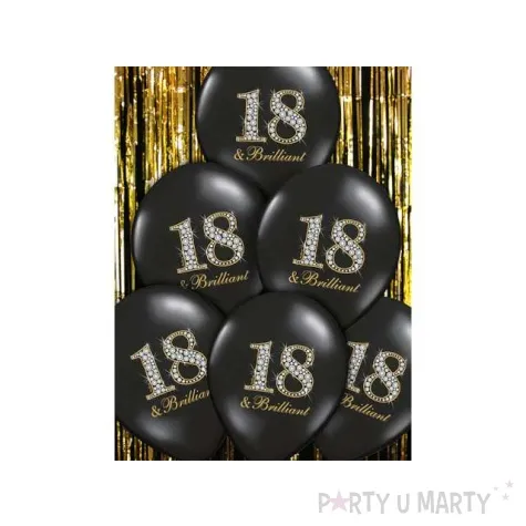 balony 18 brilliant czarny pastel strong 14 50 szt
