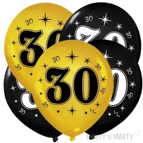 balony 30 metalik mix 12 dekoracjepolska 5 szt