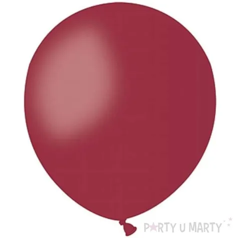 balony 5 pastel gemar burgundy 100 szt