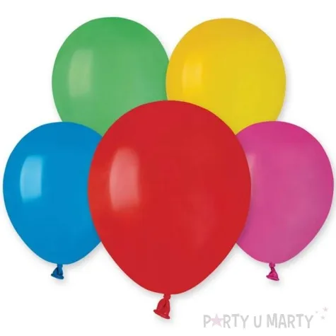 balony 5 pastel gemar mix 100 szt