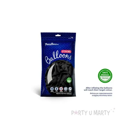 balony 5 pastel strong black 100 szt