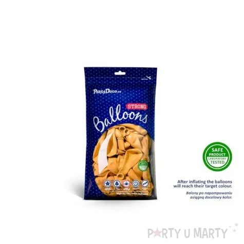 balony 5 pastel strong honey yellow 100 szt