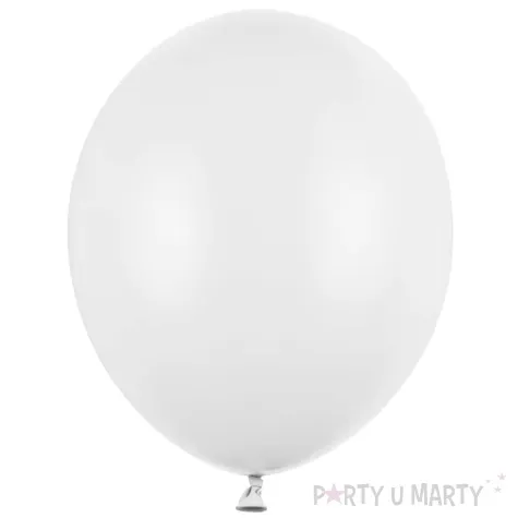 balony 5 pastel strong pure white 100 szt