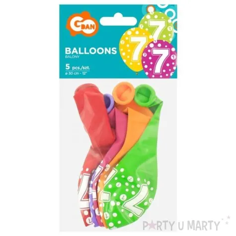balony 7 lat mix godan 12 5 szt
