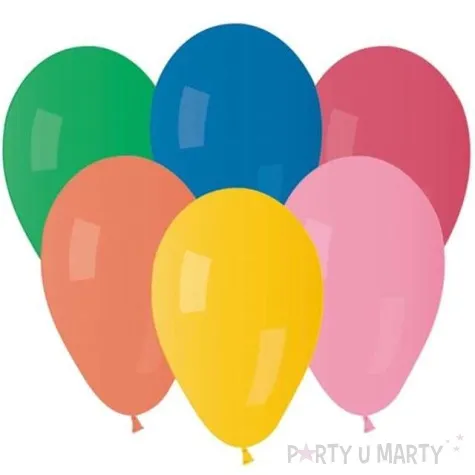 balony 8 pastel gemar mix 100 szt