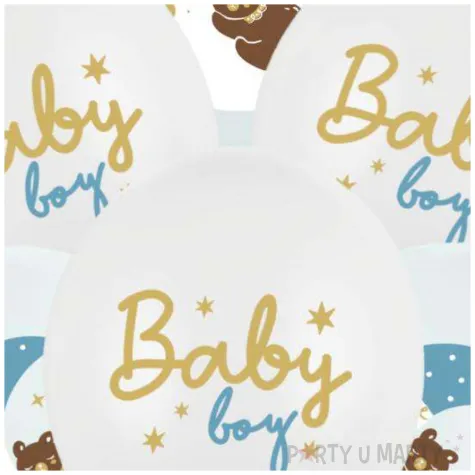 balony baby boy ksiezyc i mis strong balloons 12 6 szt