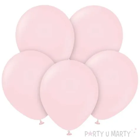 balony beauty and charm makaronowe rozowy blady godan 12 10 szt