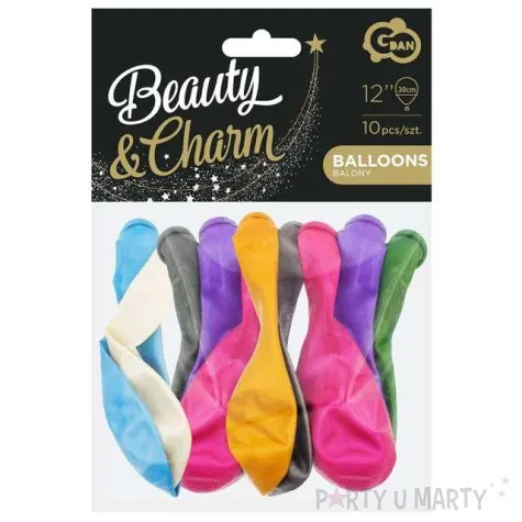 balony beauty and charm metalik mix godan 12 10 szt