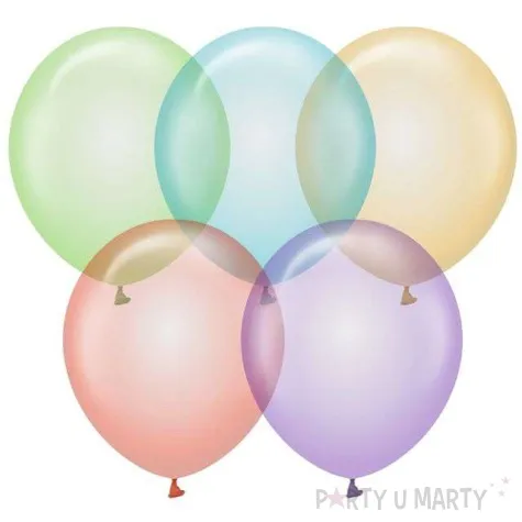 balony beauty and charm mix transparentny godan 12 10 szt