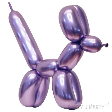 balony beauty and charm modeliny 260 fioletowy platynowy godan 50 szt