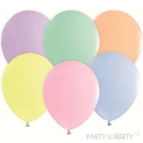 balony beauty and charm pastel mix godan 12 50 szt