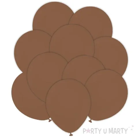 balony beauty and charm pastelowe brazowy godan 12 10 szt