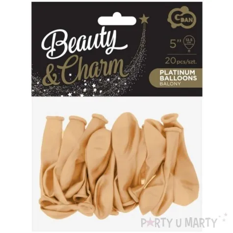 balony beauty and charm pastelowe cielisty godan 5 20 szt