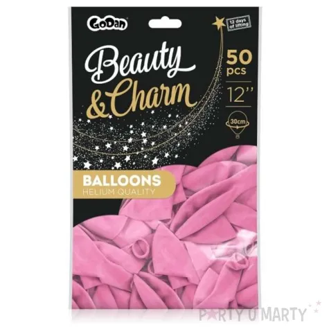 balony beauty and charm pastelowe cukrowy rozowy godan 12 50 szt