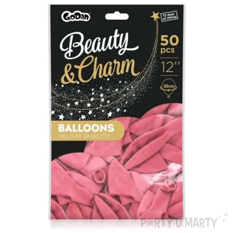 balony beauty and charm pastelowe flamingowy rozowy godan 12 50 szt