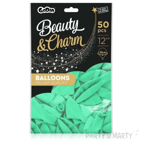 balony beauty and charm pastelowe mietowy godan 12 50 szt