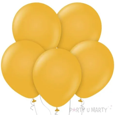 balony beauty and charm pastelowe musztardowy godan 12 50 szt