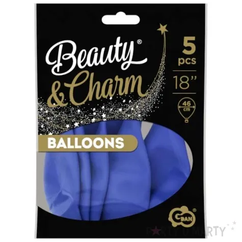 balony beauty and charm pastelowe niebieski godan 18 5 szt