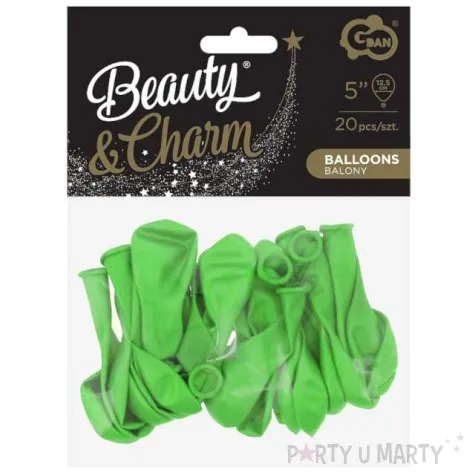 balony beauty and charm pastelowe pistacjowy godan 5 20 szt