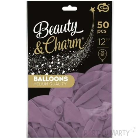 balony beauty and charm pastelowe rozowy ciemny godan 12 50 szt